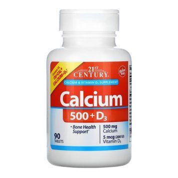Calcium 500 mg + D3 - 90 tabs &mdash; оригінальний товар