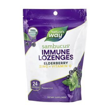 Sambucus Organic Lozenges Mint - 24 cnt &mdash; оригінальний товар