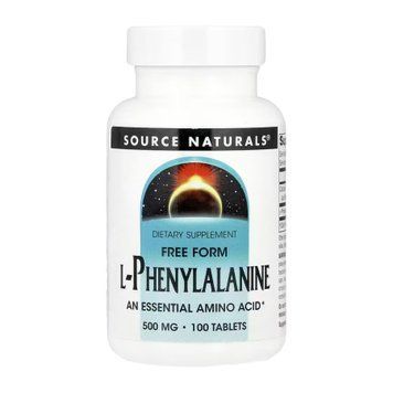 L-Phenylalanine 500mg - 100 tabs &mdash; оригинальный товар