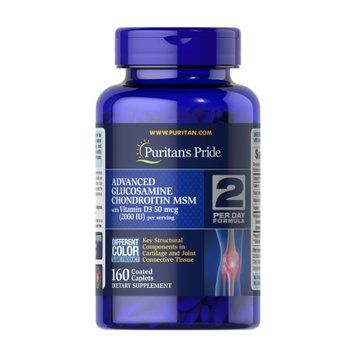 Triple Strength Glucosamine Chondroitin with Vitamin D3 - 160tabs &mdash; оригинальный товар