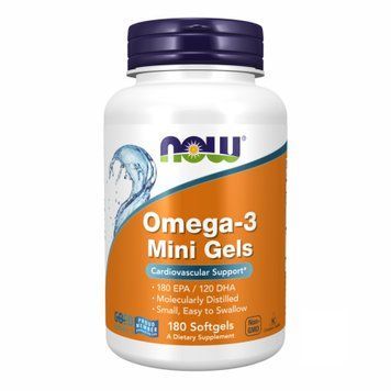 Omega-3 Mini Gels 500 mg - 180 sgels &mdash; оригінальний товар