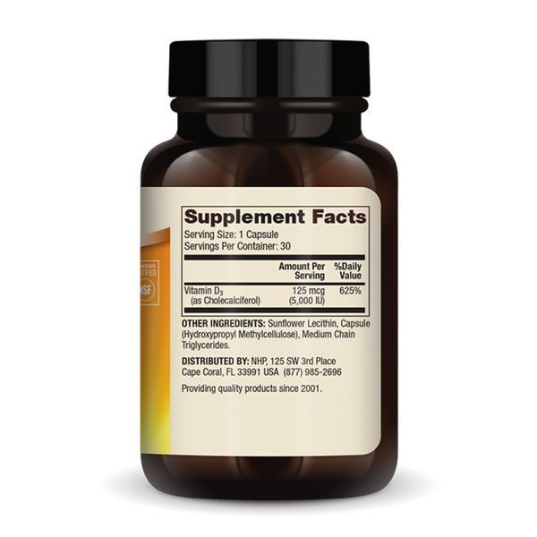 Liposomal Vitamin D3 5000 IU - 30 caps &mdash; оригінальний товар