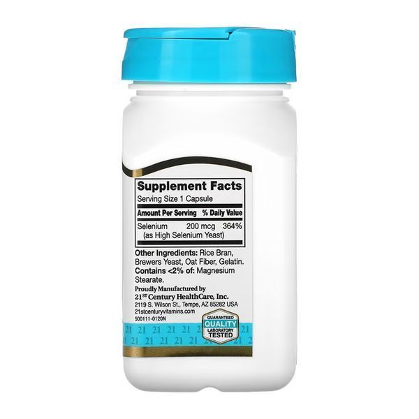 Selenium 200 mcg - 60 caps &mdash; оригінальний товар