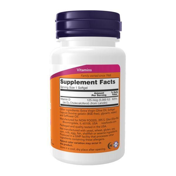 VIT D-3 5000 IU - 30 sgels &mdash; оригінальний товар