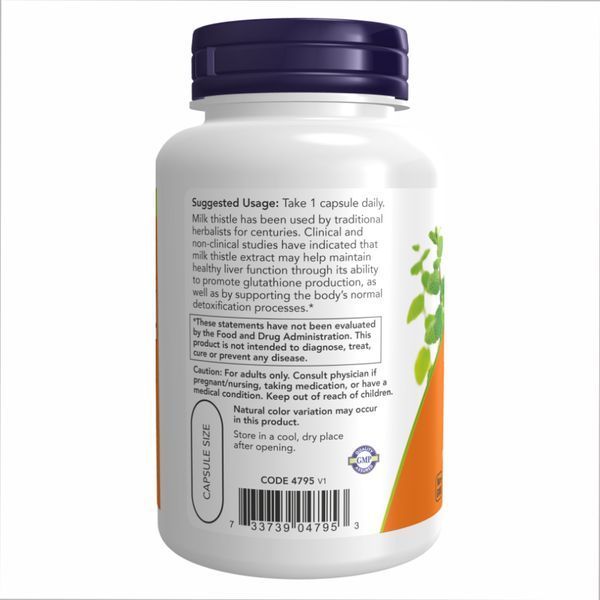 Milk Thistle Extract 750mg Silymarin 600mg - 90 vcaps &mdash; оригінальний товар