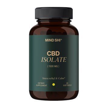CBD Isolate 1500 mg - 60 softgels &mdash; оригинальный товар