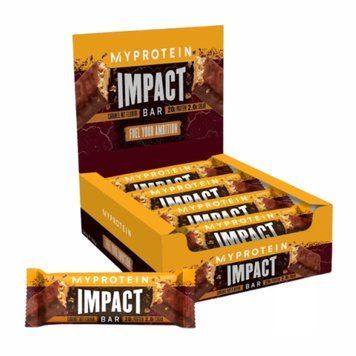 Impact Protein Bar - 12x64g Caramel Nut &mdash; оригинальный товар