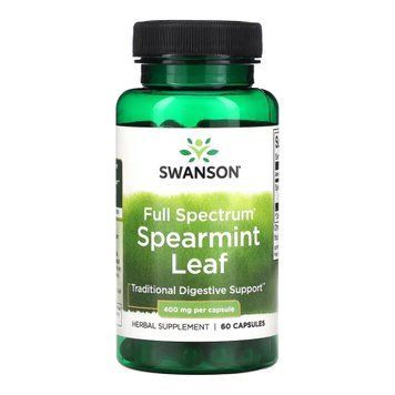 Full Spectrum Spearmint Leaf 400mg - 60 caps &mdash; оригінальний товар