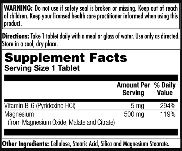 Magnesium Sustained Release Triple Source 500mg - 100 tabs &mdash; оригінальний товар
