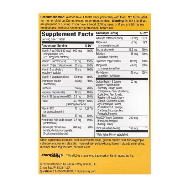 Women's 50+ Complete Multivitamin - 50 tabs &mdash; оригинальный товар