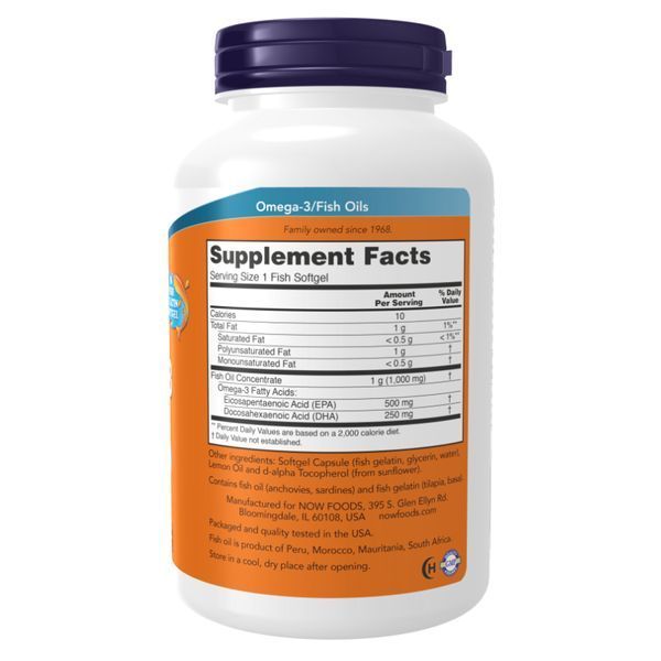 Ultra Omega-3 FO 500/250 Fish Gelatin - 180 Softgels &mdash; оригінальний товар