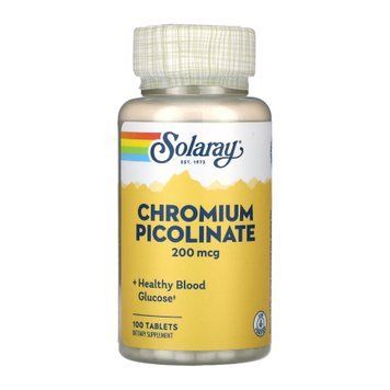 Chromium Picolinate 200mcg - 100 tabs &mdash; оригинальный товар