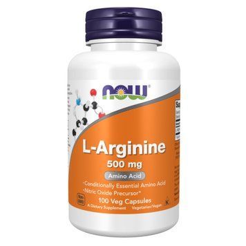 L-Arginine 500mg - 100caps (Повреждена этикетка) &mdash; оригинальный товар