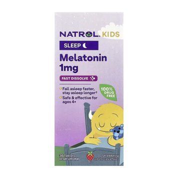 Kids Melatonin 1mg - 30 tabs &mdash; оригинальный товар