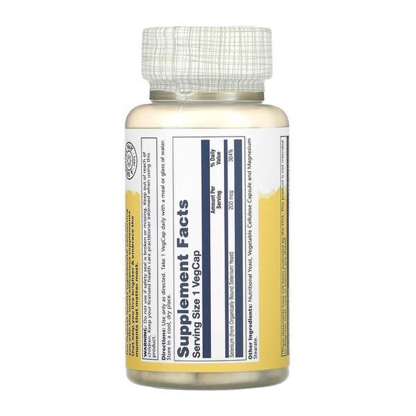 Selenium 200mcg - 100 caps &mdash; оригинальный товар