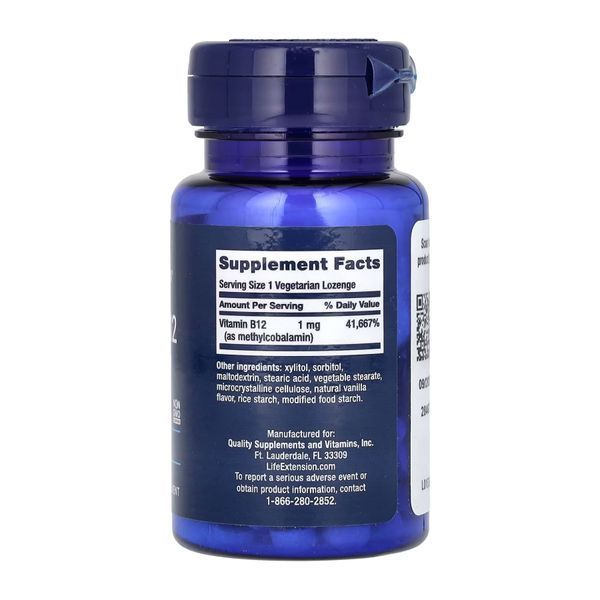 Vitamin B12 Methylcobalamin 1 mg - 60 vcaps &mdash; оригінальний товар