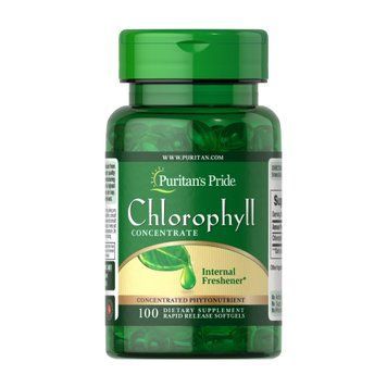 Chlorophyll Concentrate 50mg - 100 softgels &mdash; оригинальный товар