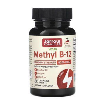 Methyl B-12 Methylcobalamin 5000mcg - 60 chewable tabs Cherry &mdash; оригинальный товар