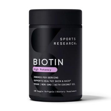 Biotin 5000mcg - 120 veg softgels &mdash; оригинальный товар