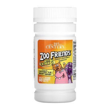 Zoo Friends Multi with Extra C - 60 chewable tabs &mdash; оригинальный товар