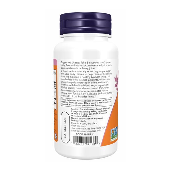D-Mannose 500 mg - 120 Caps &mdash; оригінальний товар