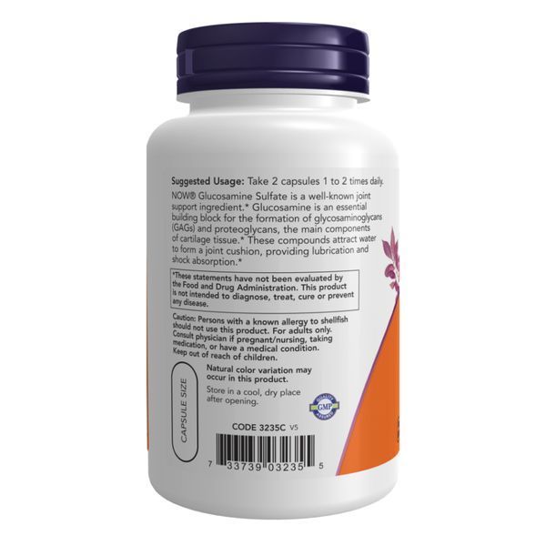 Glucosamine Sulfate 750mg - 120 veg caps &mdash; оригінальний товар