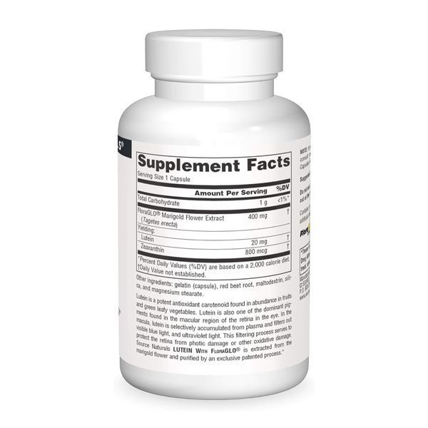 Lutein 20 mg - 60 caps &mdash; оригінальний товар