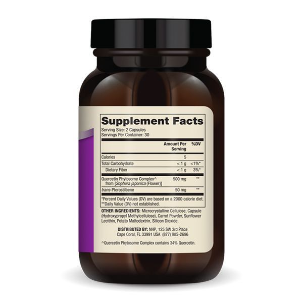 Quercetin and Pterostilbene Advanced - 60 caps &mdash; оригінальний товар