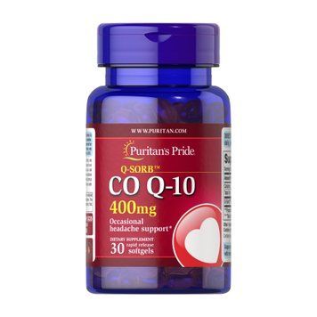 Q-SORB&trade; Co Q-10 400mg - 30 softgels &mdash; оригинальный товар