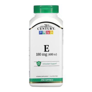 E 180 mg (400IU) - 250 softgels &mdash; оригинальный товар