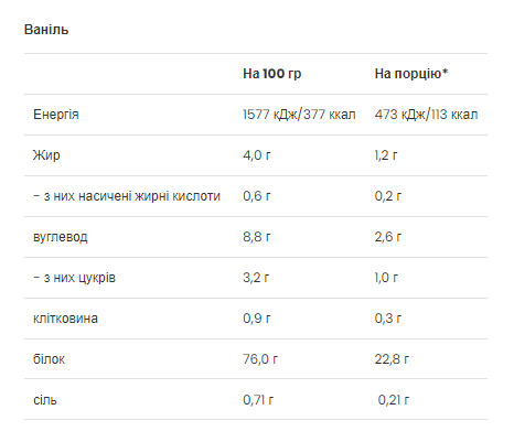 Vegan Protein - 500g Vanilla &mdash; оригінальний товар