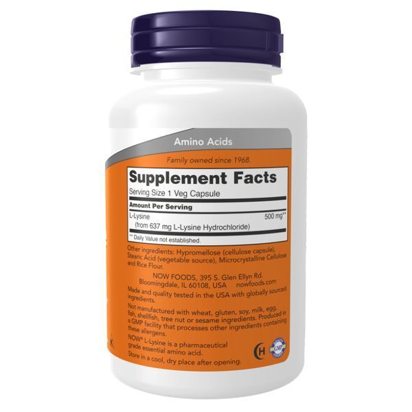 Lysine 500mg - 250 vcaps &mdash; оригінальний товар