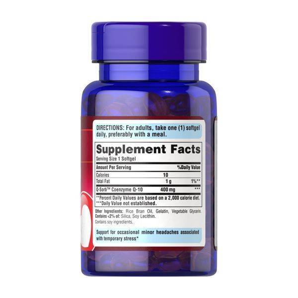 Q-SORB&trade; Co Q-10 400mg - 30 softgels &mdash; оригінальний товар