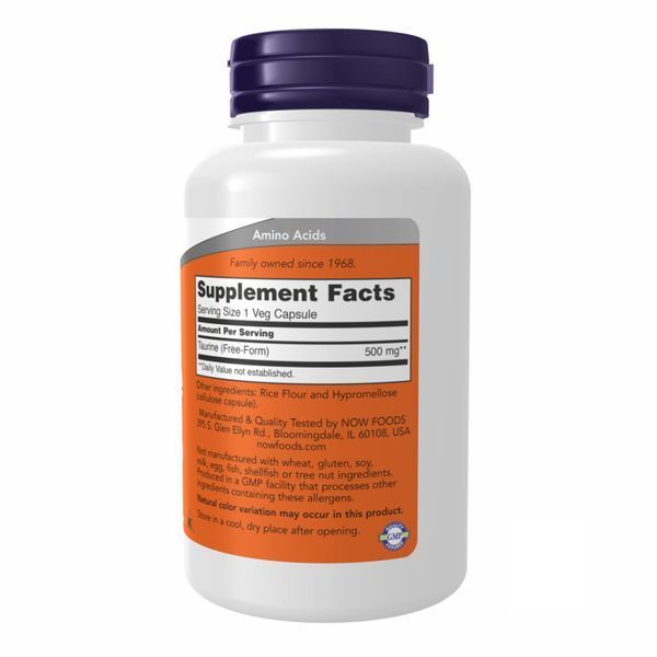 TAURINE 500mg - 100 caps &mdash; оригинальный товар