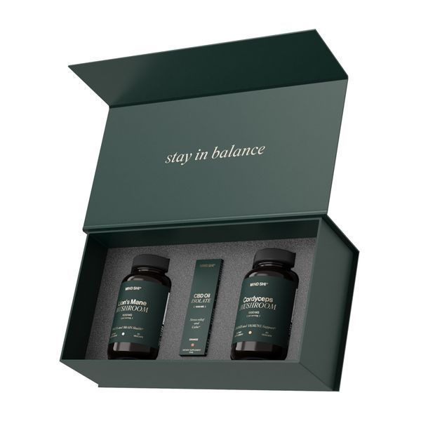 MIND SHI Mushroom+CBD Oil Premium Box &mdash; оригинальный товар