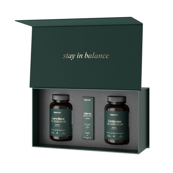 MIND SHI Mushroom+CBD Oil Premium Box &mdash; оригинальный товар
