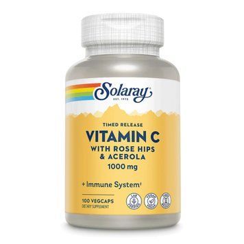 Vitamin C with Rose Hips & Acerola 1000mg - 100 vcaps &mdash; оригинальный товар