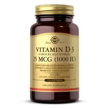 Vit D3 1000 IU - 250 softgels &mdash; оригинальный товар