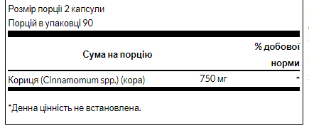 Full Spectrum Cinnamon 375 mg - 180caps &mdash; оригінальний товар