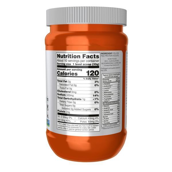Pea Protein - 907g Unflavored &mdash; оригинальный товар