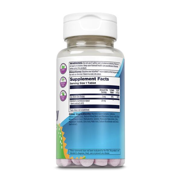 Zinc Elderberry 5mg - 90 tabs Berry &mdash; оригінальний товар