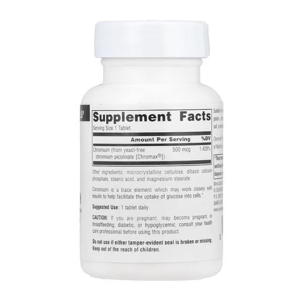 Ultra Chromium Picolinate 500&trade; 500 mcg - 60 tabs &mdash; оригінальний товар