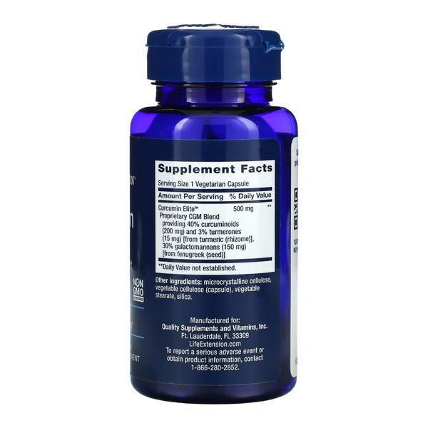 Curcumin Elite&trade; Turmeric Extract	- 30 vcaps &mdash; оригінальний товар