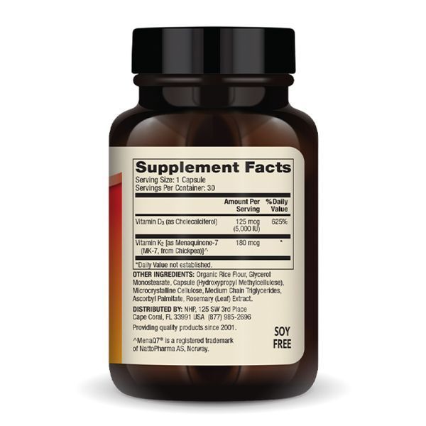 Vitamins D3 & K2 - 30 caps &mdash; оригинальный товар