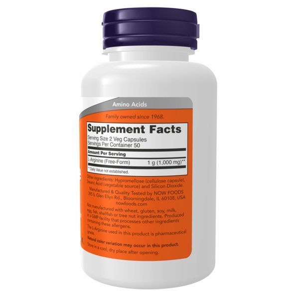 Arginine 500mg - 250 vcaps &mdash; оригинальный товар