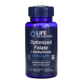 Optimized Folate 1700 mcg DFE - 100 tabs &mdash; оригинальный товар