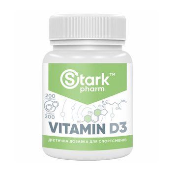 Stark Vitamin D3 2000IU - 200tabs &mdash; оригінальний товар