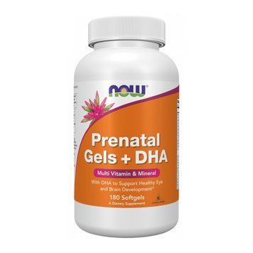 Prenatal Gels + DHA - 180 softgels &mdash; оригінальний товар