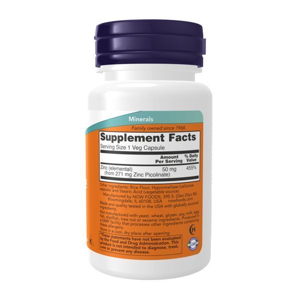 Zinc Picolinate 50 mg - 30 vcaps &mdash; оригинальный товар