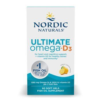 Ultimate Omega-D3 - 120 softgels &mdash; оригінальний товар